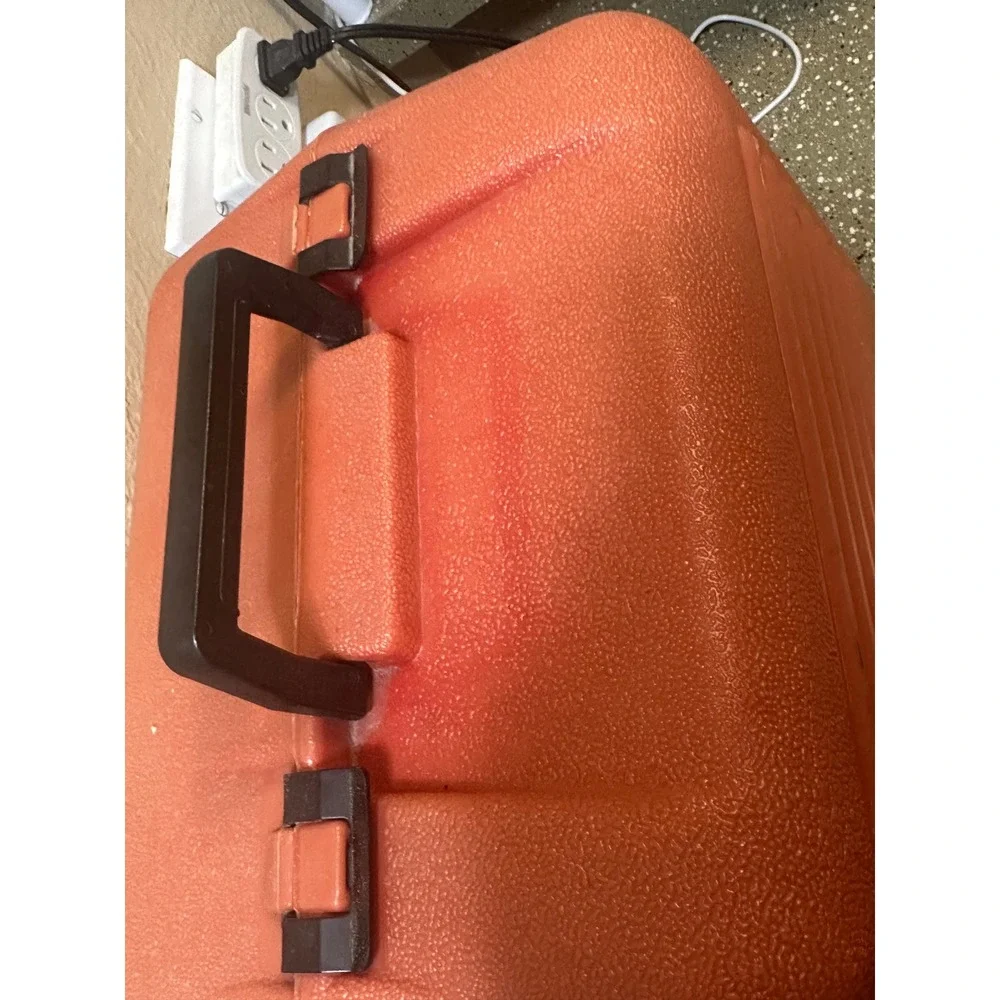 Craftsman EZ Router Carry Case Tool Storage Box Orange Black Organizer - Picture 6 of 9